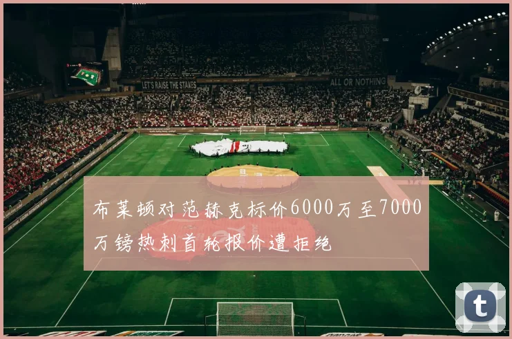 布莱顿对范赫克标价6000万至7000万镑热刺首轮报价遭拒绝